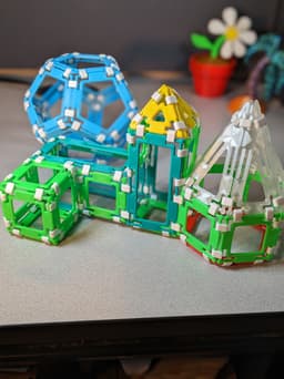 Polyhedra Connect-it Tiles - Hollow 3d model