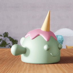 Fish Figure - Ice Cream Animal 3d model