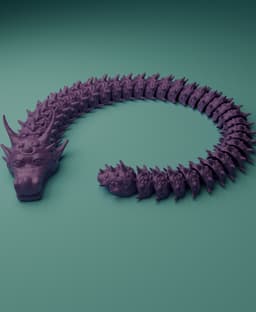 Articulated Spiky Dragon 3d model
