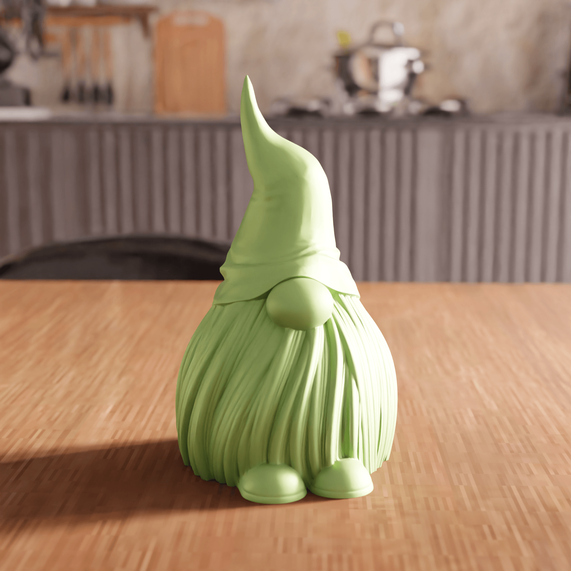 Nordic Gonk Garden Gnome Statue 3d model