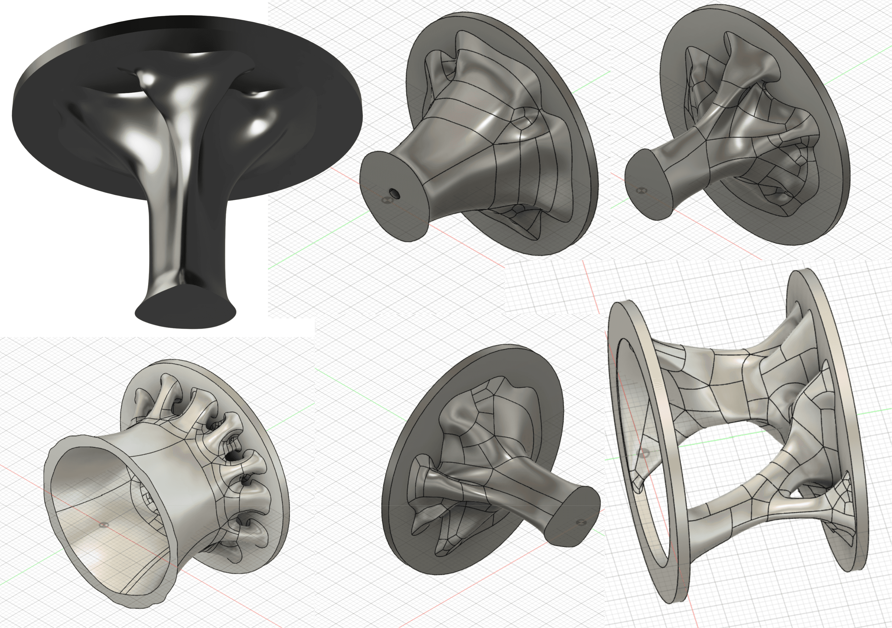 Generative Design Display Stand 3d model