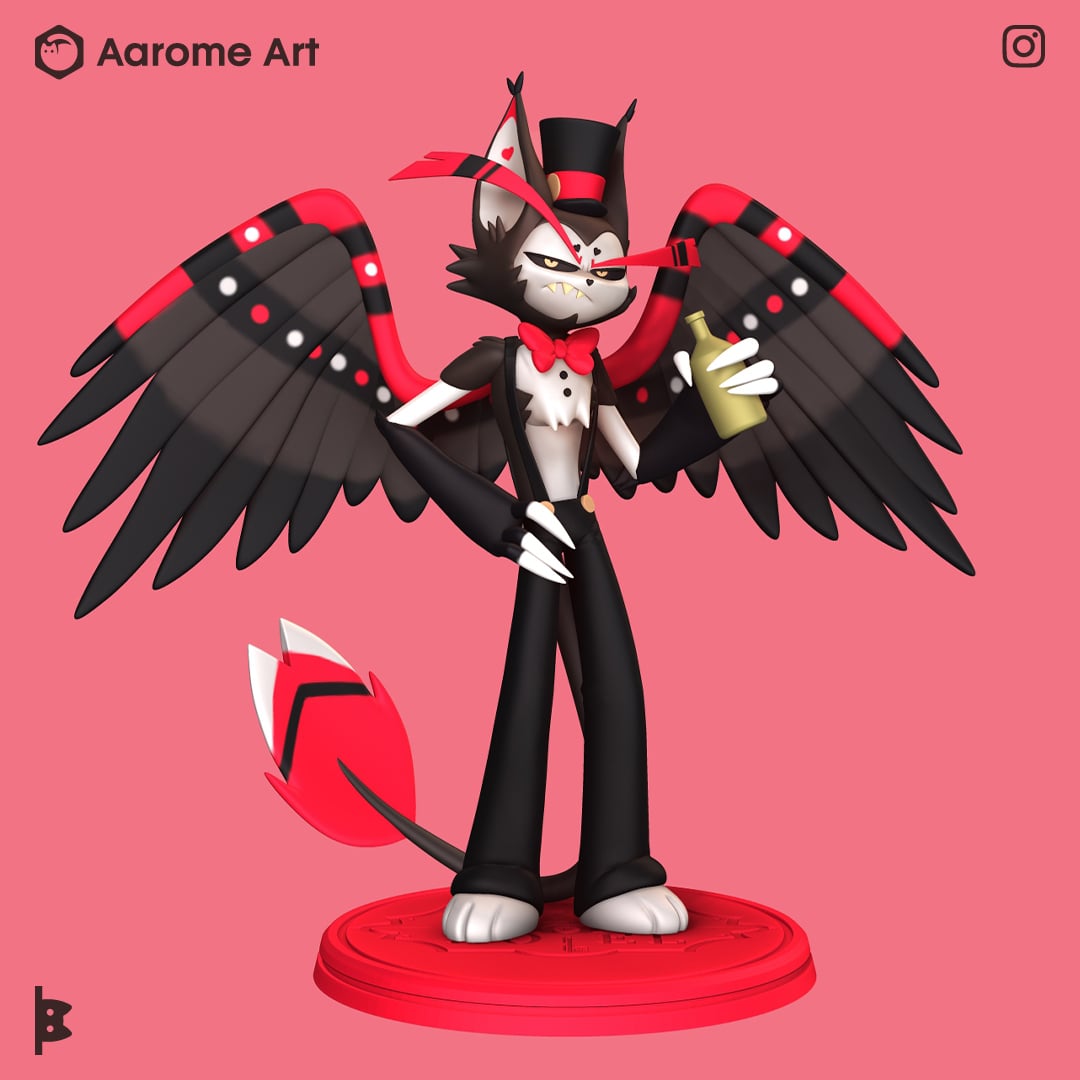 Husk Hazbin Hotel 3d model