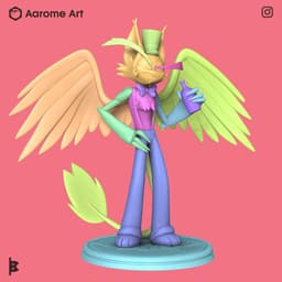 Husk Hazbin Hotel 3d model