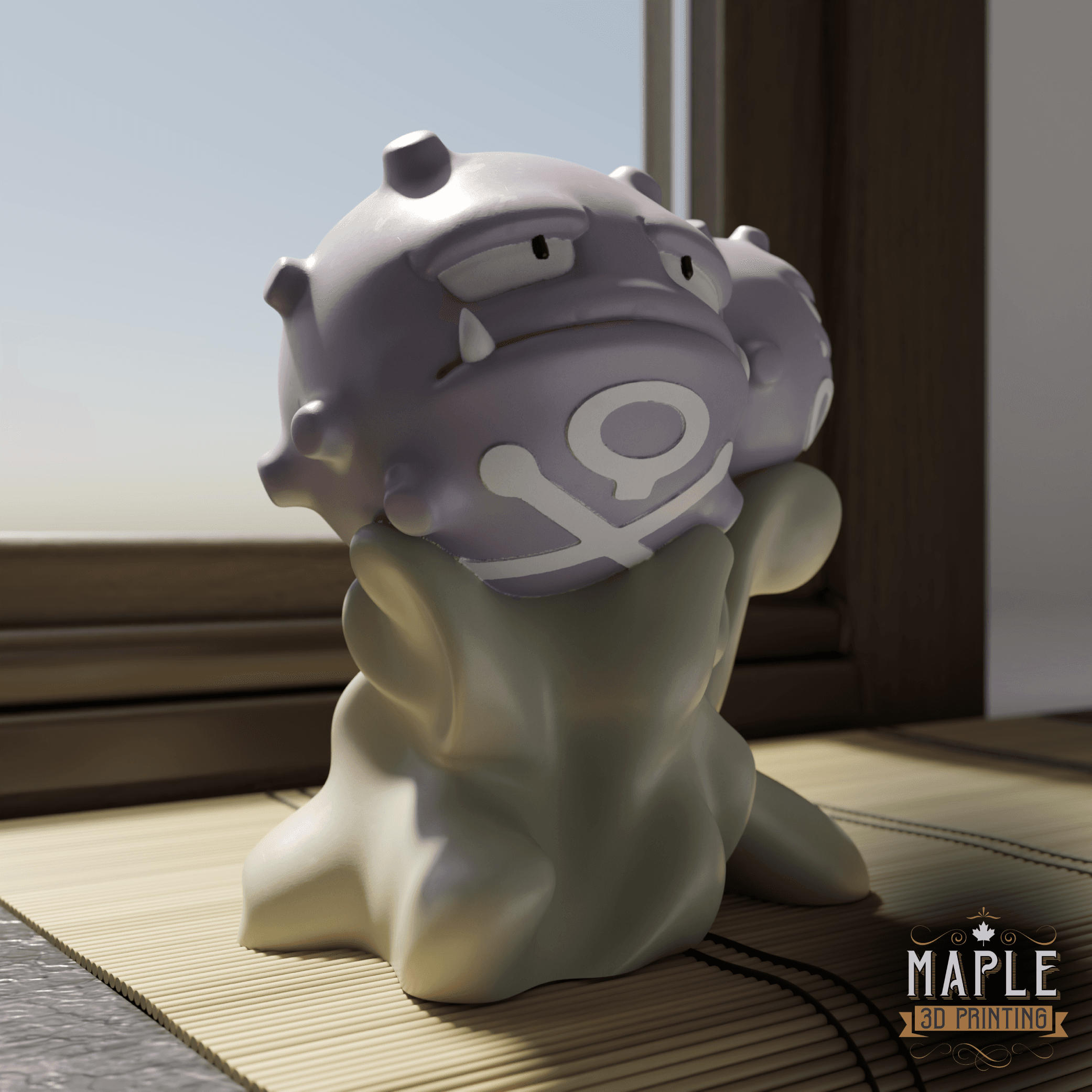 110. Weezing - Basic & Ornamental 3d model