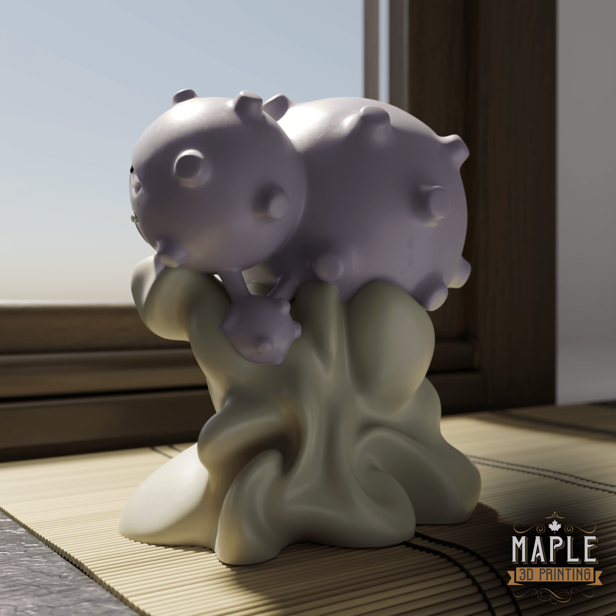 110. Weezing - Basic & Ornamental 3d model