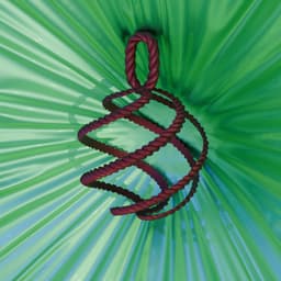 Rope Bauble Christmas Tree Xmas Ornament 3d model