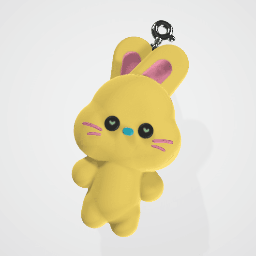 NewJeans Bunny Plus Keychain 3d model