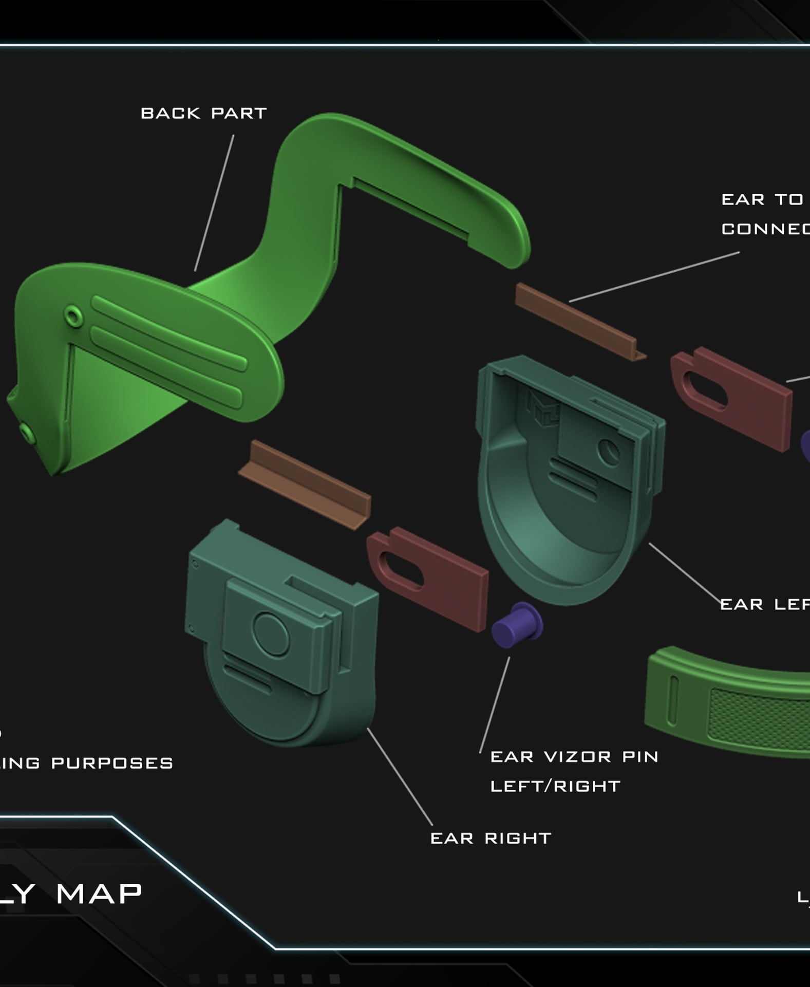 KB's vizor 3d model