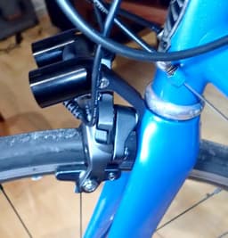Fork Crown to GoPro mount for rim brake 3d model