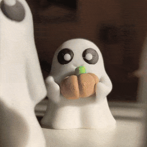 Serev3D Ghosts - Customizable Magnetic Ghost Set with Props, No Supports 3D Print STL/3MF 3d model