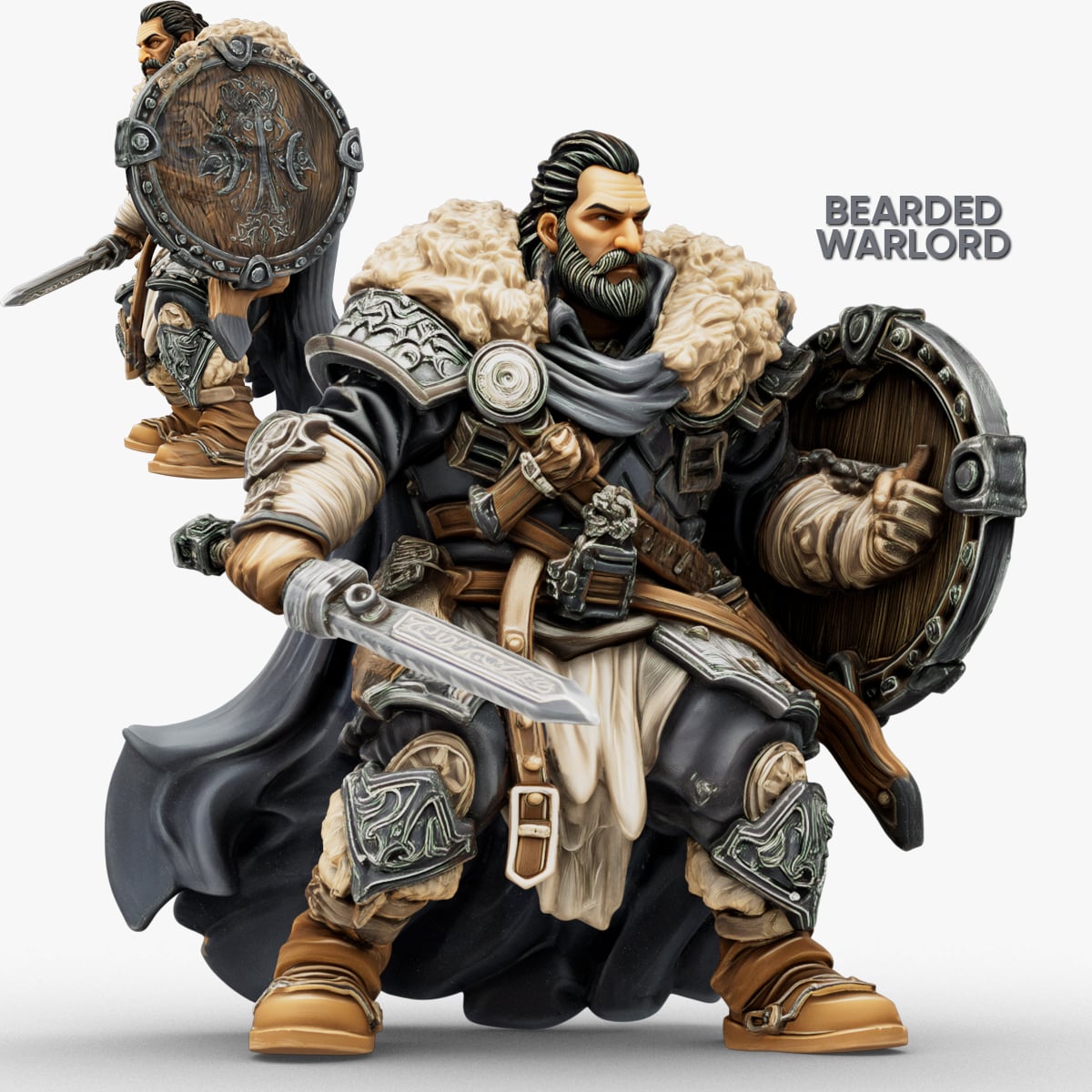 Bearded Warlord 3d model