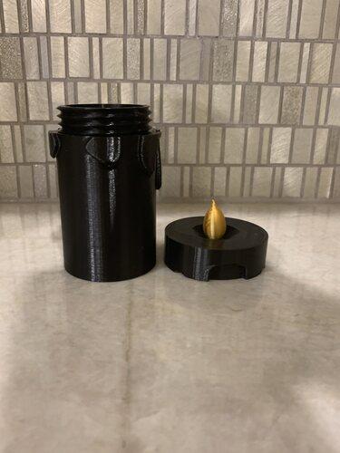Jar Candle(threaded) 3d model