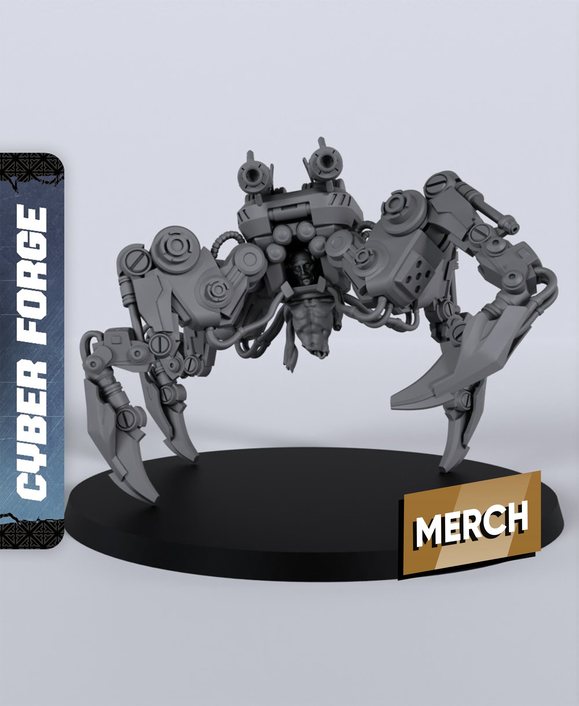 Stem Reaper - With Free Cyberpunk - Sci-Fi Gift Ideas for RPG and Wargamers 3d model