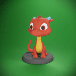 Mushu -"Fairytale Tots -Creatures" 3d model