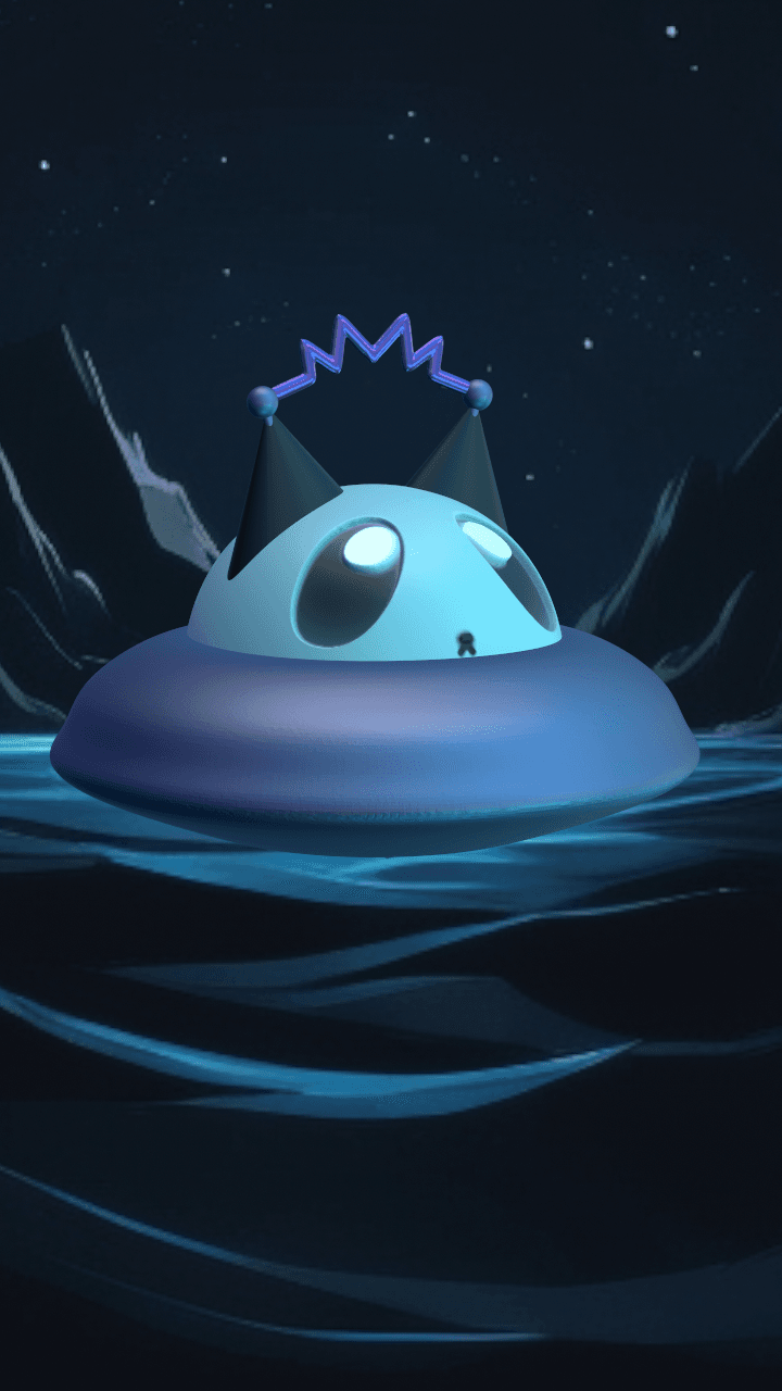 Unidentified Flying Cat 3d model