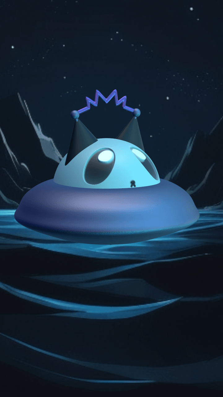 Unidentified Flying Cat 3d model