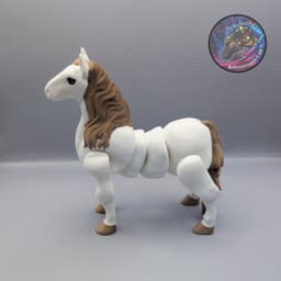 Flexi Allicorn + Horse variations 3d model