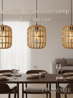 Modern Suspension Lamp E27 3d model