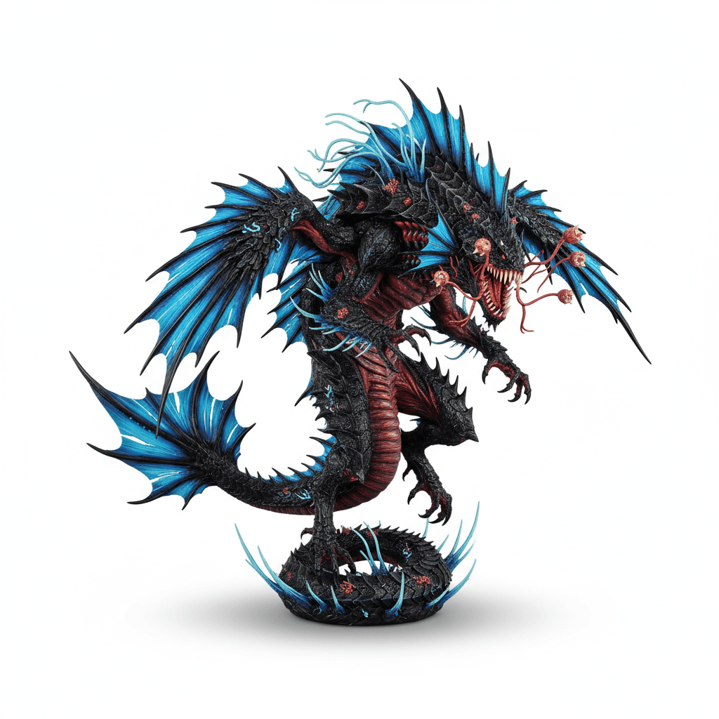 Fantasy Creature : Deep Sea Leviathan Horror Creature 3d model