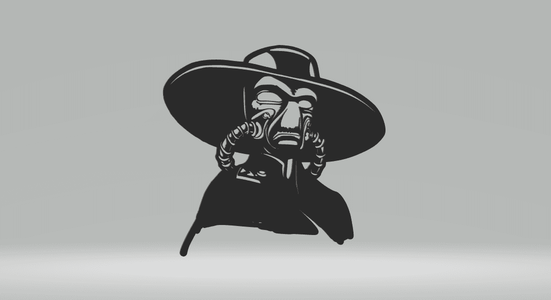 Cad Bane 2D -The Book of Boba Fett.stl 3d model