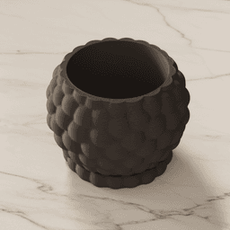 Planter with dripping tray 3d model