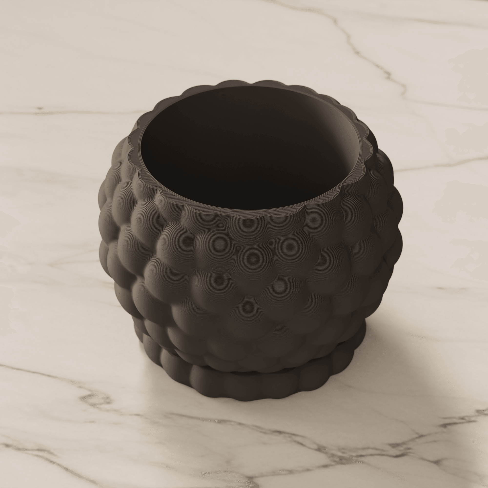 Planter with dripping tray 3d model