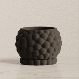 Planter with dripping tray 3d model