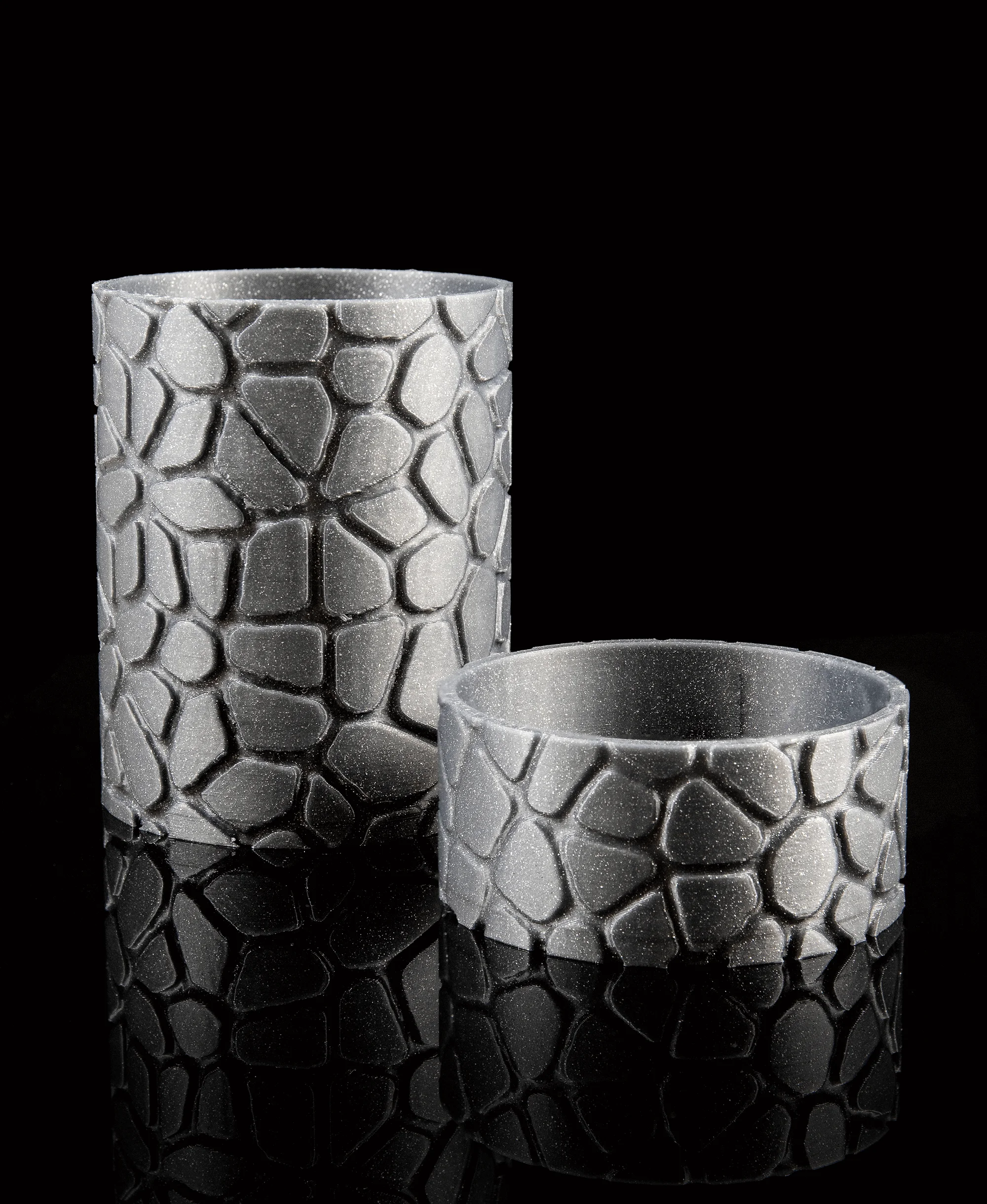 Stone Cups - 3 Variants 3d model