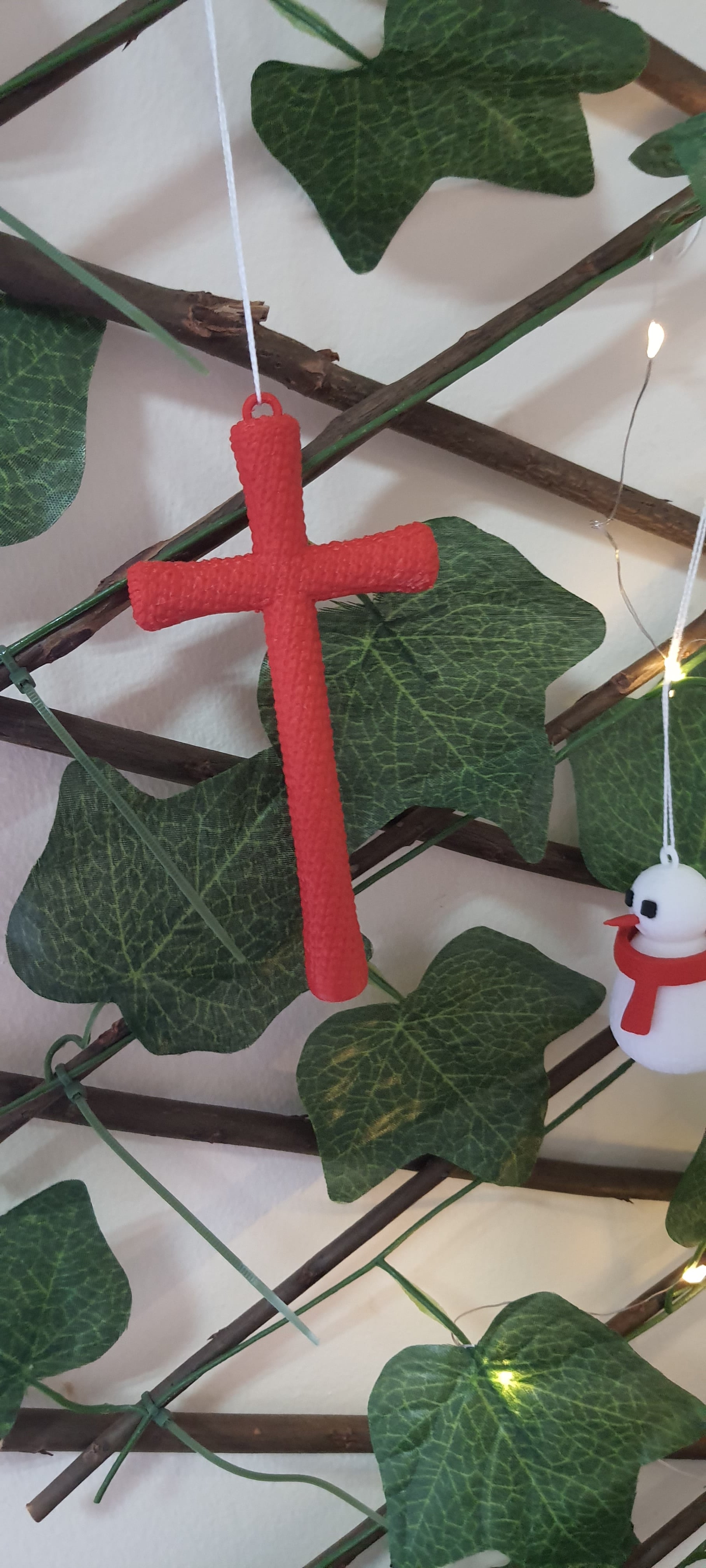 Christmas Cross 3d model