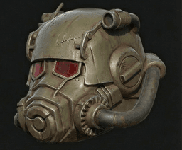 NCR Power Armor Helmet 3d model