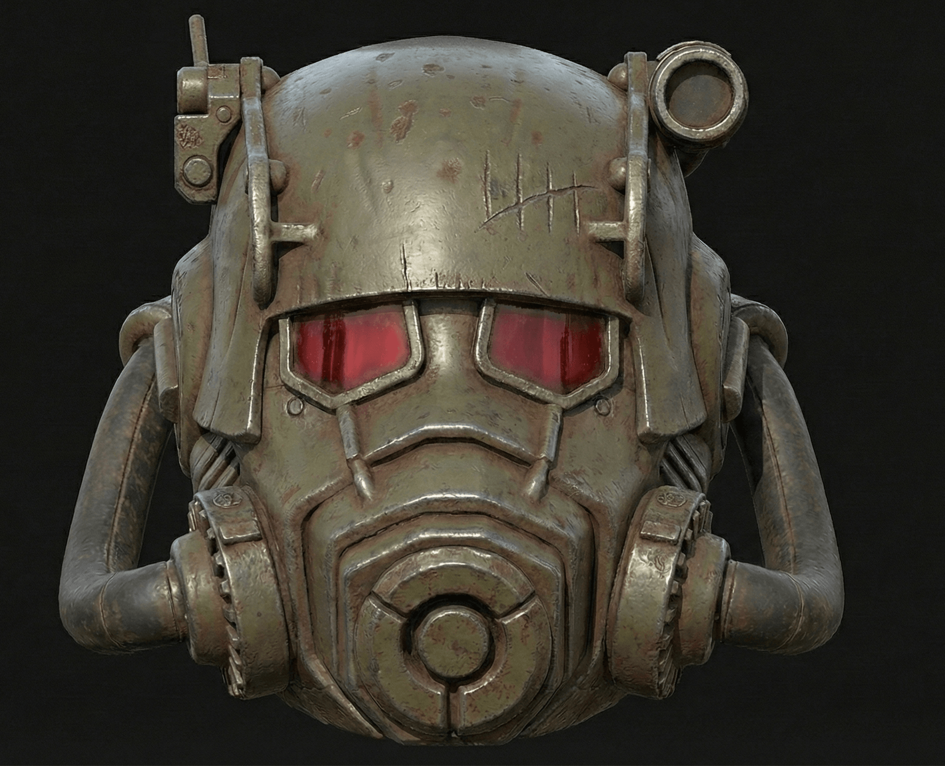 NCR Power Armor Helmet 3d model
