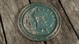 Moon and Sun Talisman/Coin 3d model
