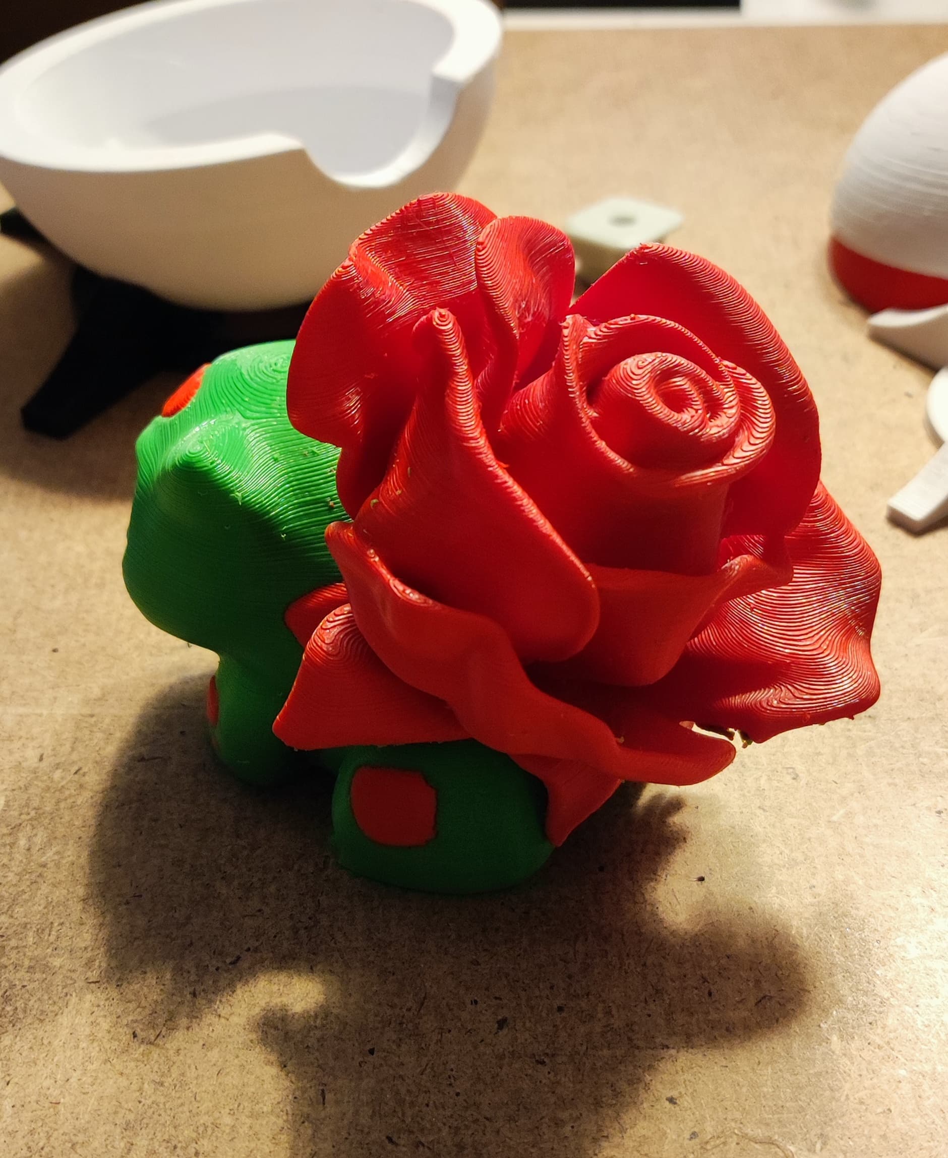 Printed on Sovol SV02 with Material4Print PLA Red&Green