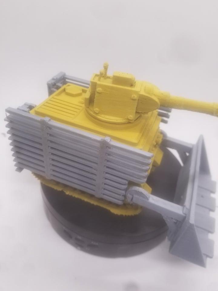 FHW:  Tunnel Mining Tank with Cave in cage (BoD) 3d model