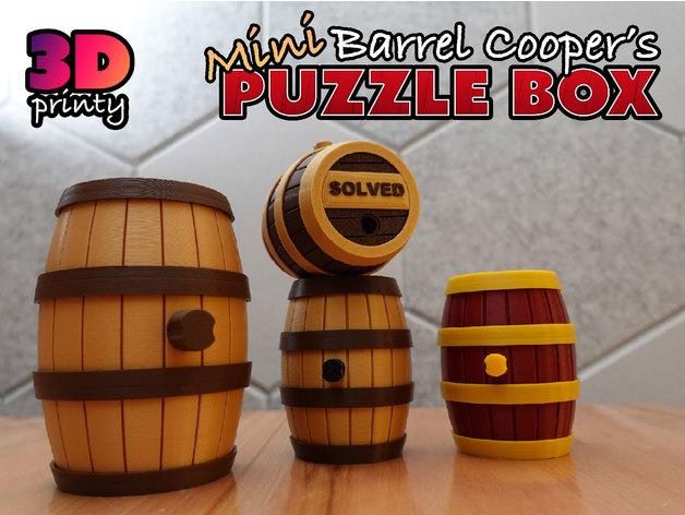 Mini Barrel Cooper's Puzzle Box 3d model