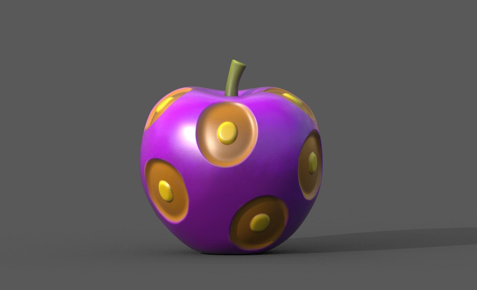 Artificial Uo Uo Devil Fruit 3d model