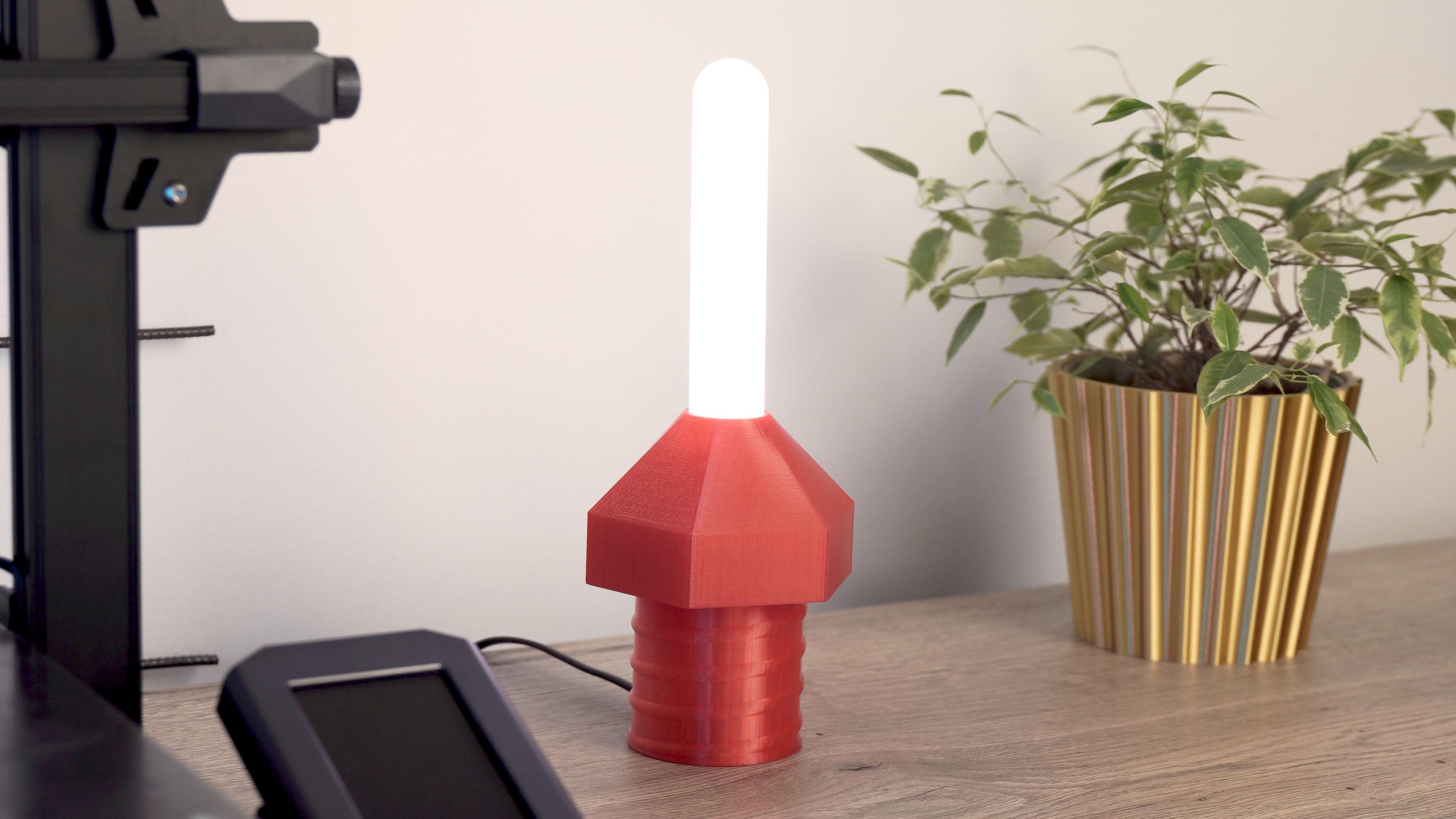 3D Printer Nozzle Lamp 3d model