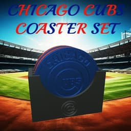 Chicago Cubs Coaster Set (MLB) 3d model
