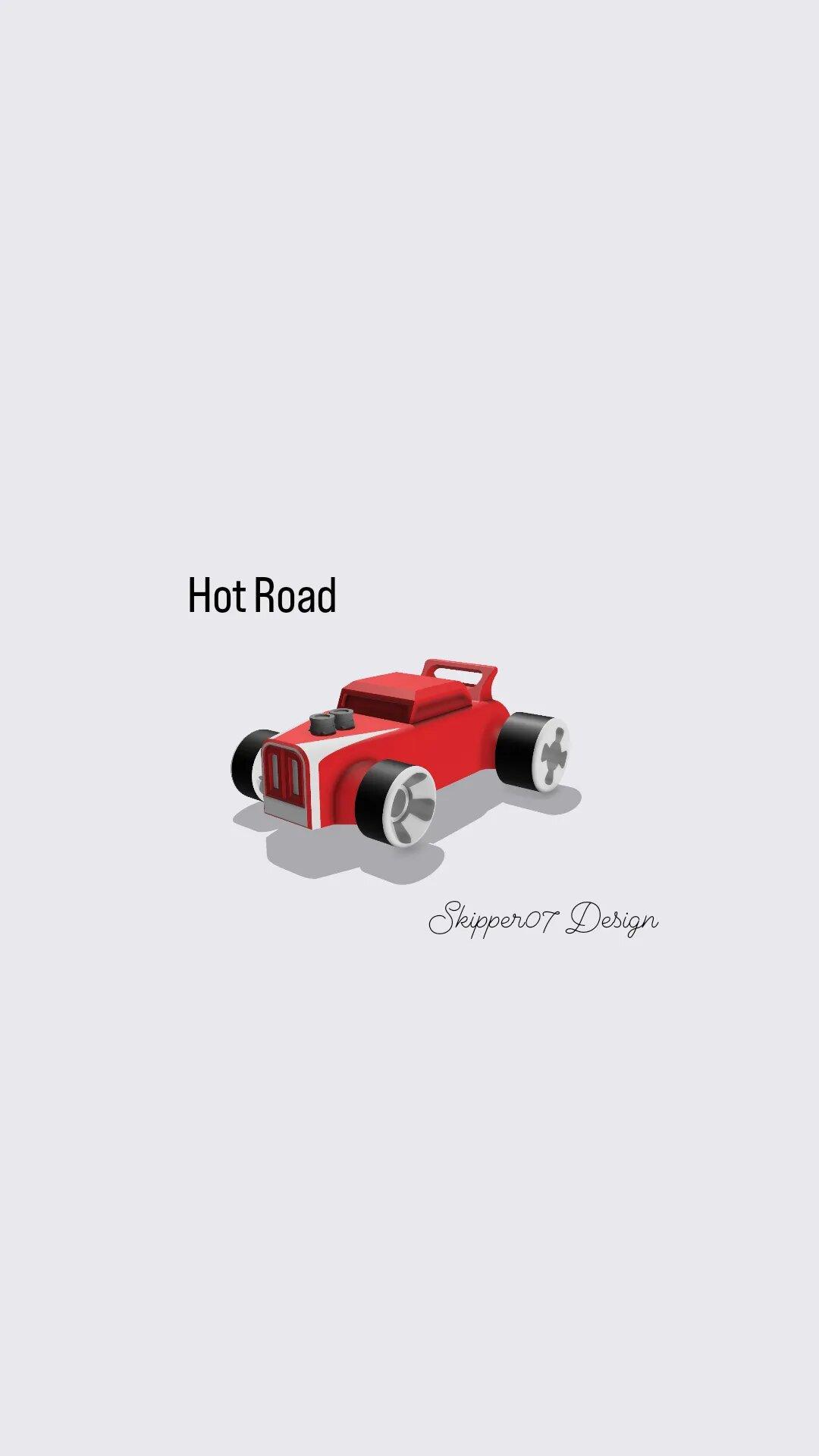 Toy Hot road 3d model