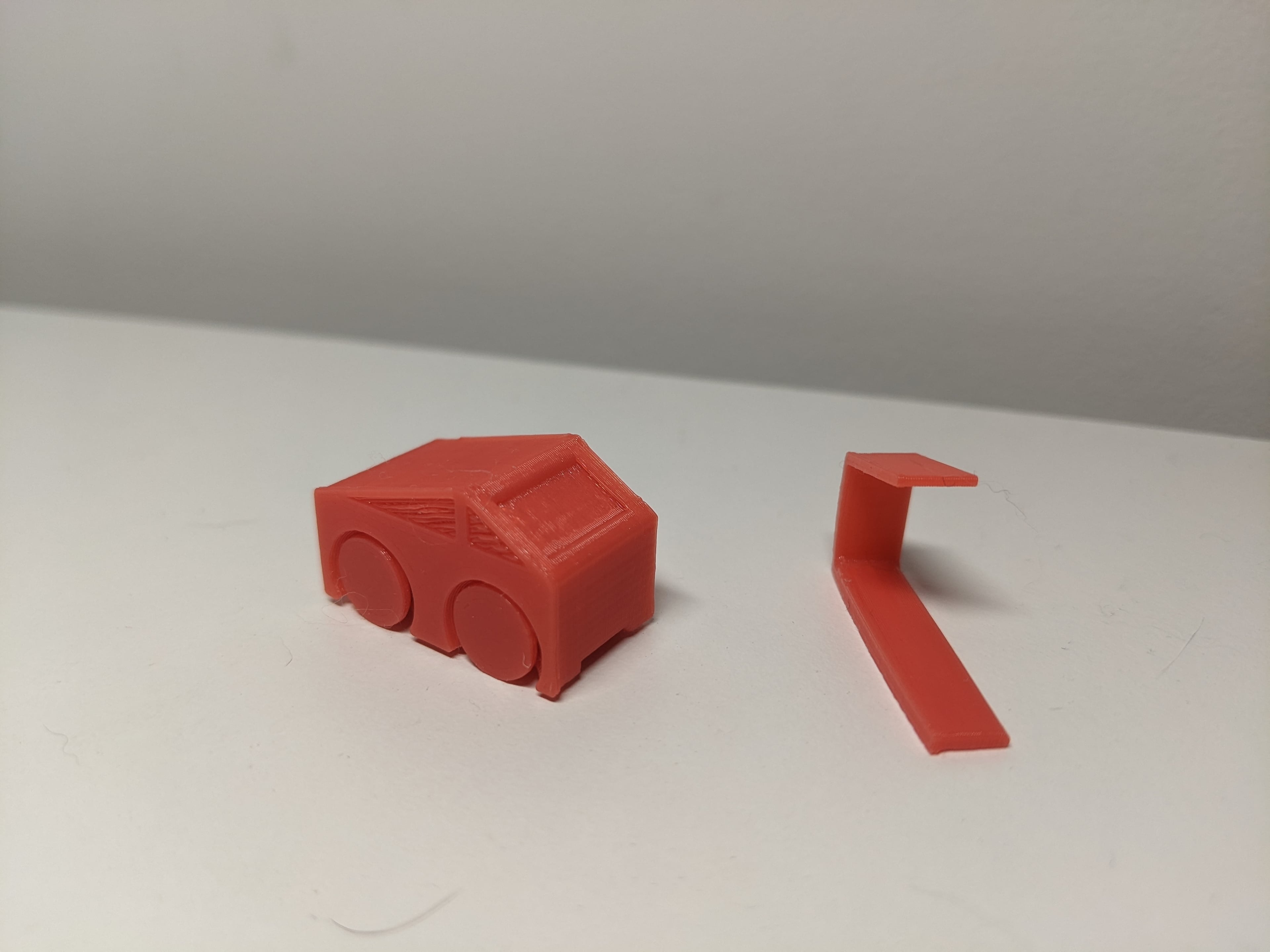 Print-in-place launchable car toy. 3d model