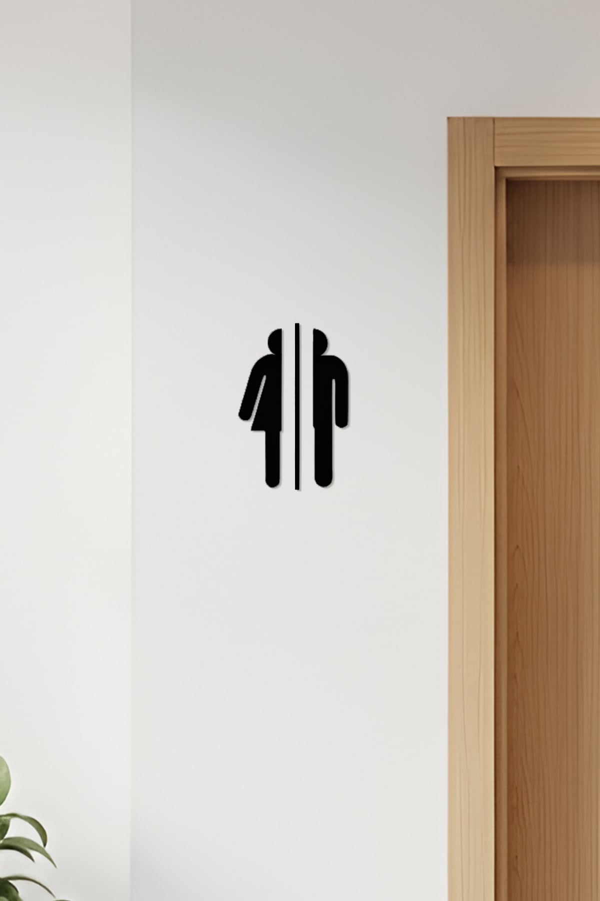 WC, Toilet Sign, Restroom 3d model