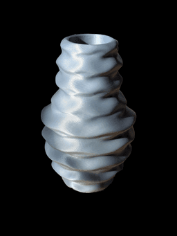 Synca Vase - Wavy Vase 3d model