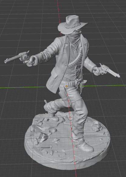 THE CALAMITY BANDIT - 3D MODEL - 50MM 3d model