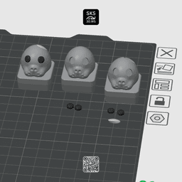 Ultimate Manatee Fidget & Clicker Collection (4-in-1 Master Pack) 3d model