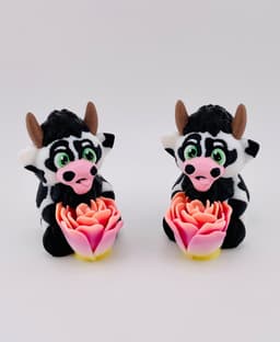 Mother's Day Roseables Cow 3d model