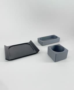 Condiments Tray Caddy Cruet Dressing Holder Organizer 3d model