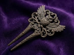 Owl_Hairpin_021.3mf 3d model
