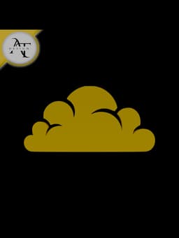 Simple Cloud Symbol - 2D Art 3d model