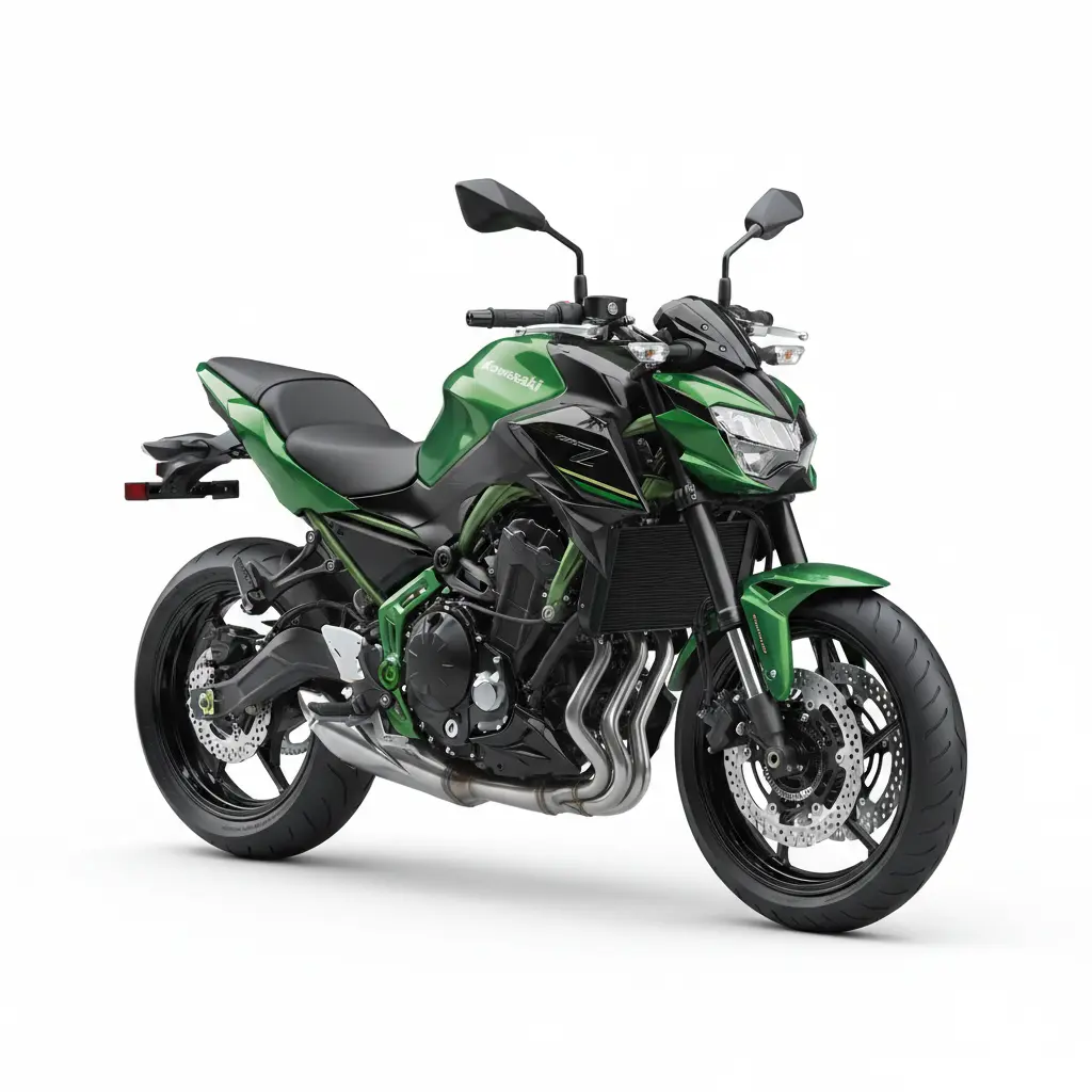 Kawasaki Z650 Midweight Naked Motorcycle 3d model