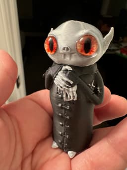 Yesferatu adorable vampire desk figurine 3d model